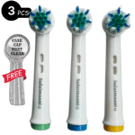 3 pieces universal EB62-X Replacement Brush Heads for Oral-B