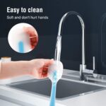 Transparent Silicone Spatula Pastry Scraper Baking Tools Large Size 27cm one feet Large Kitchenware silicone Baking For Cakes Double Silicone Spatula Cookie Spatulas Heat Resistant - Image 4