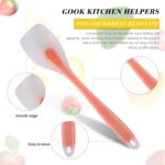 Heat Resistant Silicone Spoon Kitchen Spatula 1 piece 27cm Frying Pan for Non-Stick Cookware - Image 3